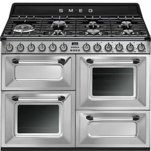Smeg TR4110X-1 110cm Victoria Dual Fuel Range Cooker - Stainless Steel
