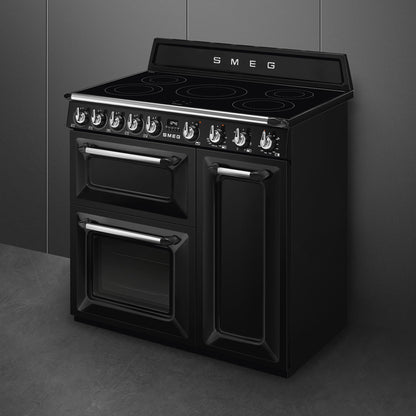Smeg TR93IBL2 Victoria 90cm Electric Range Cooker - Black