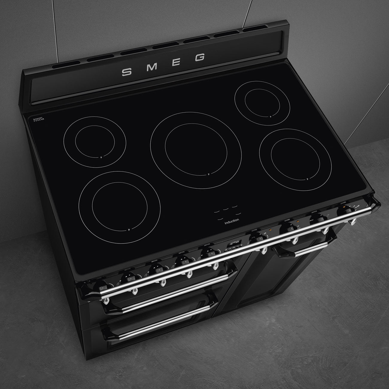 Smeg TR93IBL2 Victoria 90cm Electric Range Cooker - Black