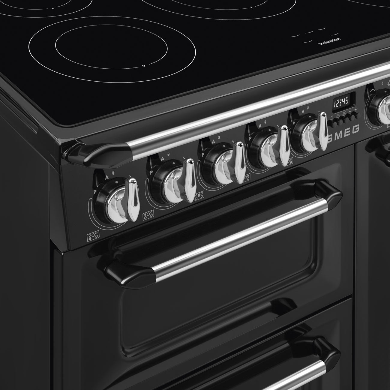 Smeg TR93IBL2 Victoria 90cm Electric Range Cooker - Black