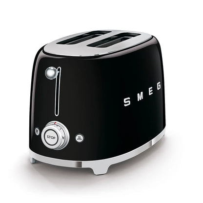 Smeg TSF01BLUK Toaster, Black