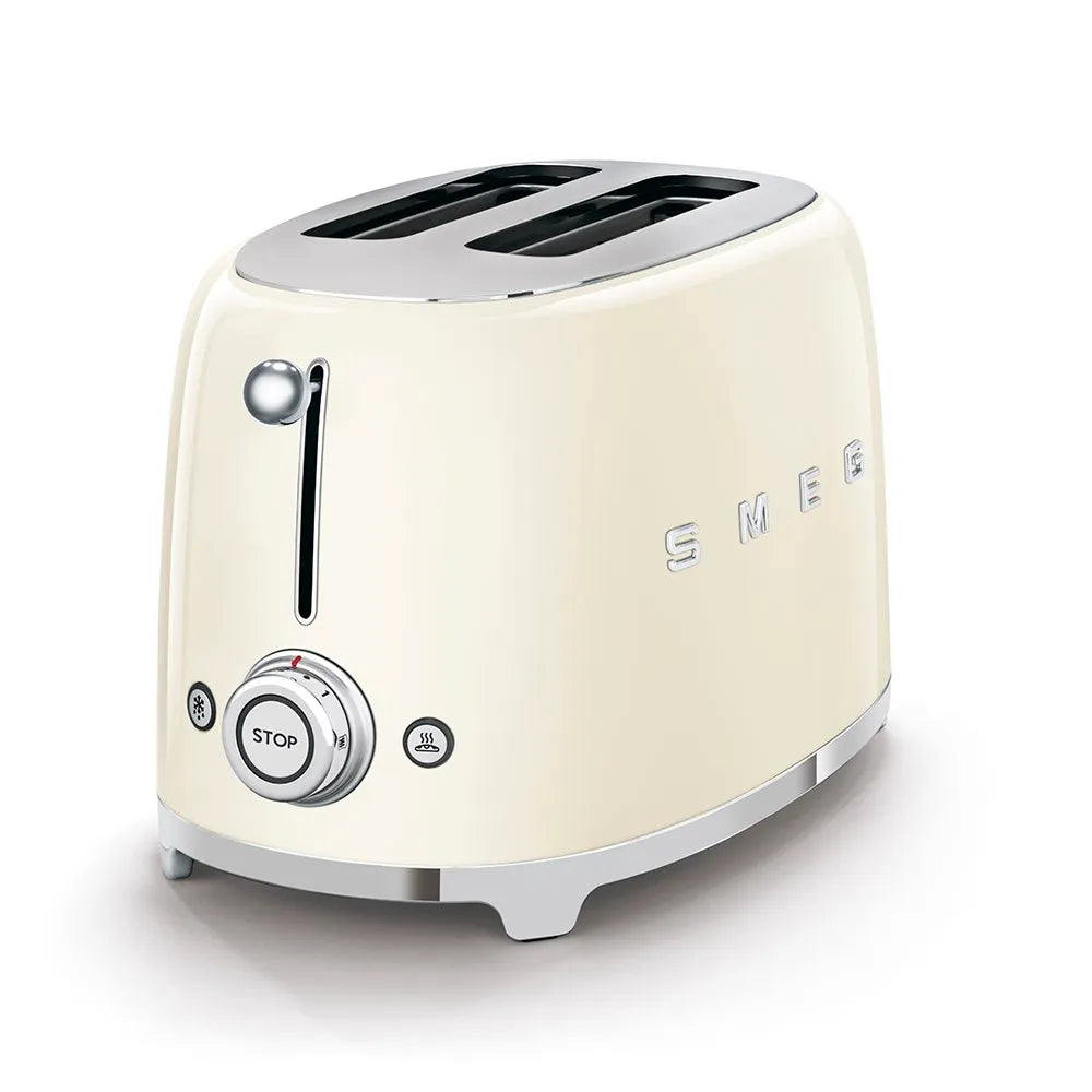 Smeg TSF01CRUK Toaster, Cream