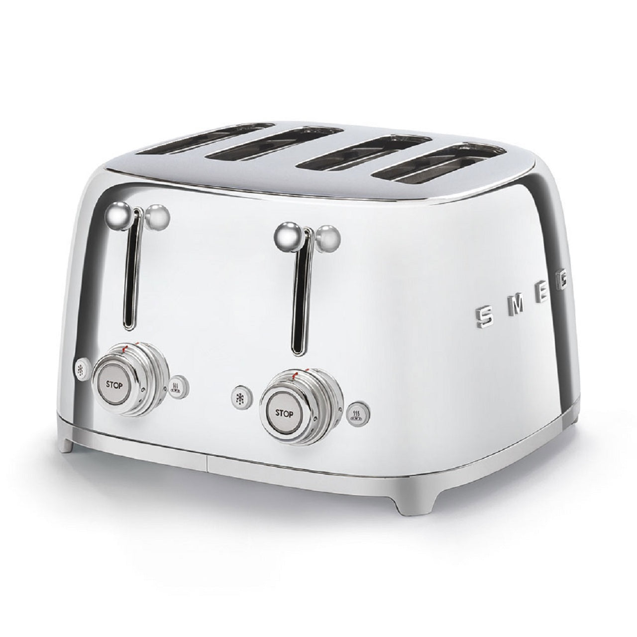 Smeg TSF03SSUK Toaster, Chrome