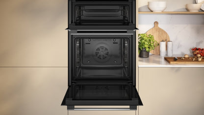 Neff U1ACE2AN3B N50 Built-In Double Oven - Stainless Steel