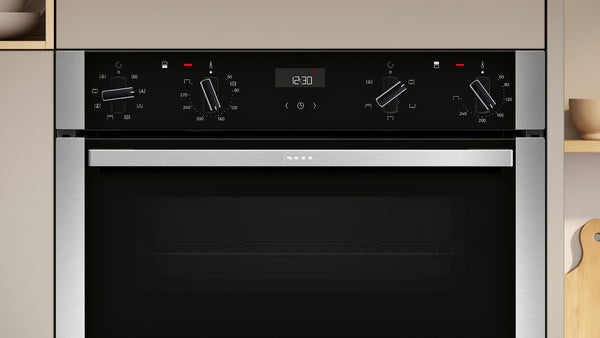 Neff U1ACE2AN3B N50 Built-In Double Oven - Stainless Steel