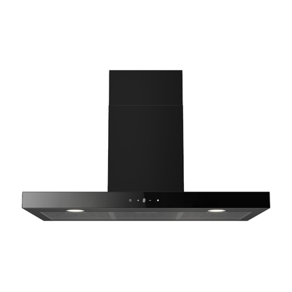 Cata UBSBOX90BK 90cm Box Chimney Hood - Black