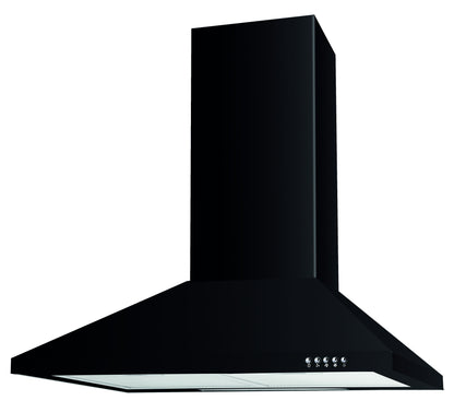Cata UBSCH90BK 90cm Black Chimney Hood