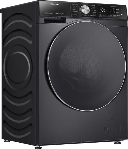 Hisense WF5S1245BB 12kg 1400 Spin Washing Machine - Black