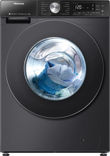 Hisense WF5S1245BB 12kg 1400 Spin Washing Machine - Black