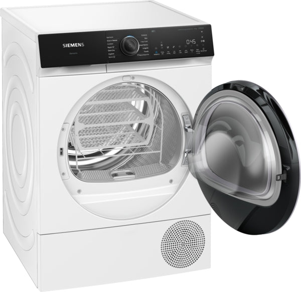 Siemens WQ46H2D9IE iQ500 9kg Heat Pump Tumble Dryer - White