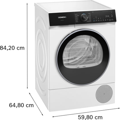 Siemens WQ46H2D9IE iQ500 9kg Heat Pump Tumble Dryer - White