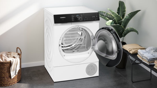 Siemens WQ46H2D9IE iQ500 9kg Heat Pump Tumble Dryer - White