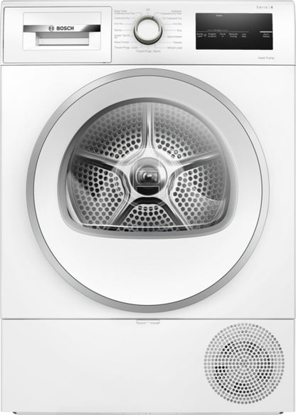 Bosch WTH85224GB Series 4 8kg Heat Pump Tumble Dryer - White