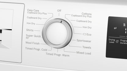Bosch WTH85224GB Series 4 8kg Heat Pump Tumble Dryer - White