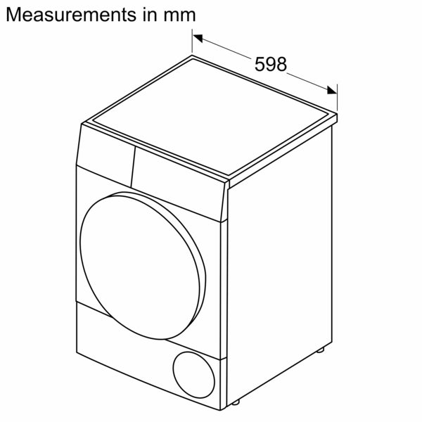 Bosch WTH85225IE Series 4 8kg Heat Pump Dryer - White