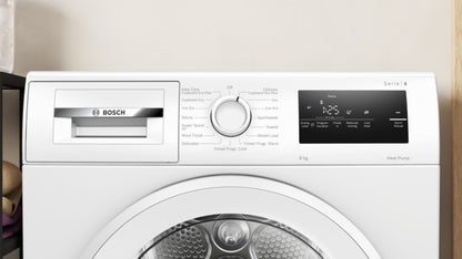 Bosch WTH85225IE Series 4 8kg Heat Pump Dryer - White