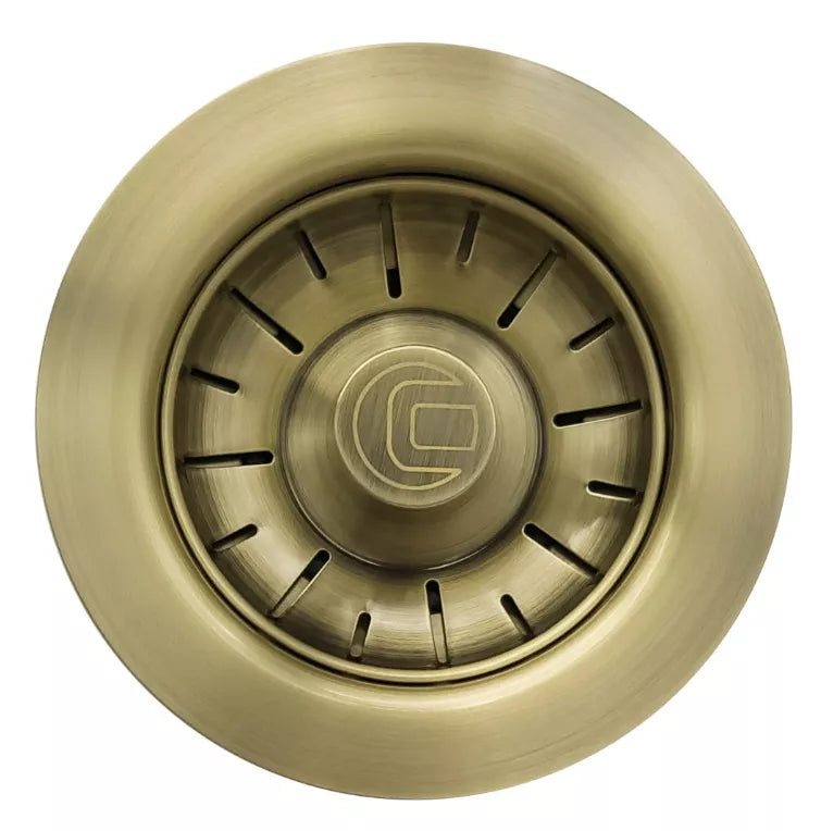 Caple Antique Brass 90mm Basket Strainer Waste