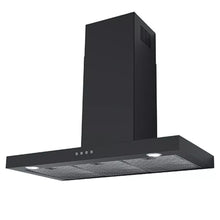 Franke Format 90cm Wall Mounted Island Cooker Hood FDF EV8 90 BK