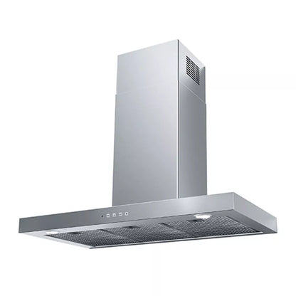 Franke Format 90cm Wall Mounted Island Chimney Cooker Hood - FDF EV8 90 XS