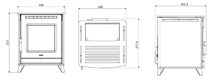 Elcofire Kora 6kW Pellet Stove