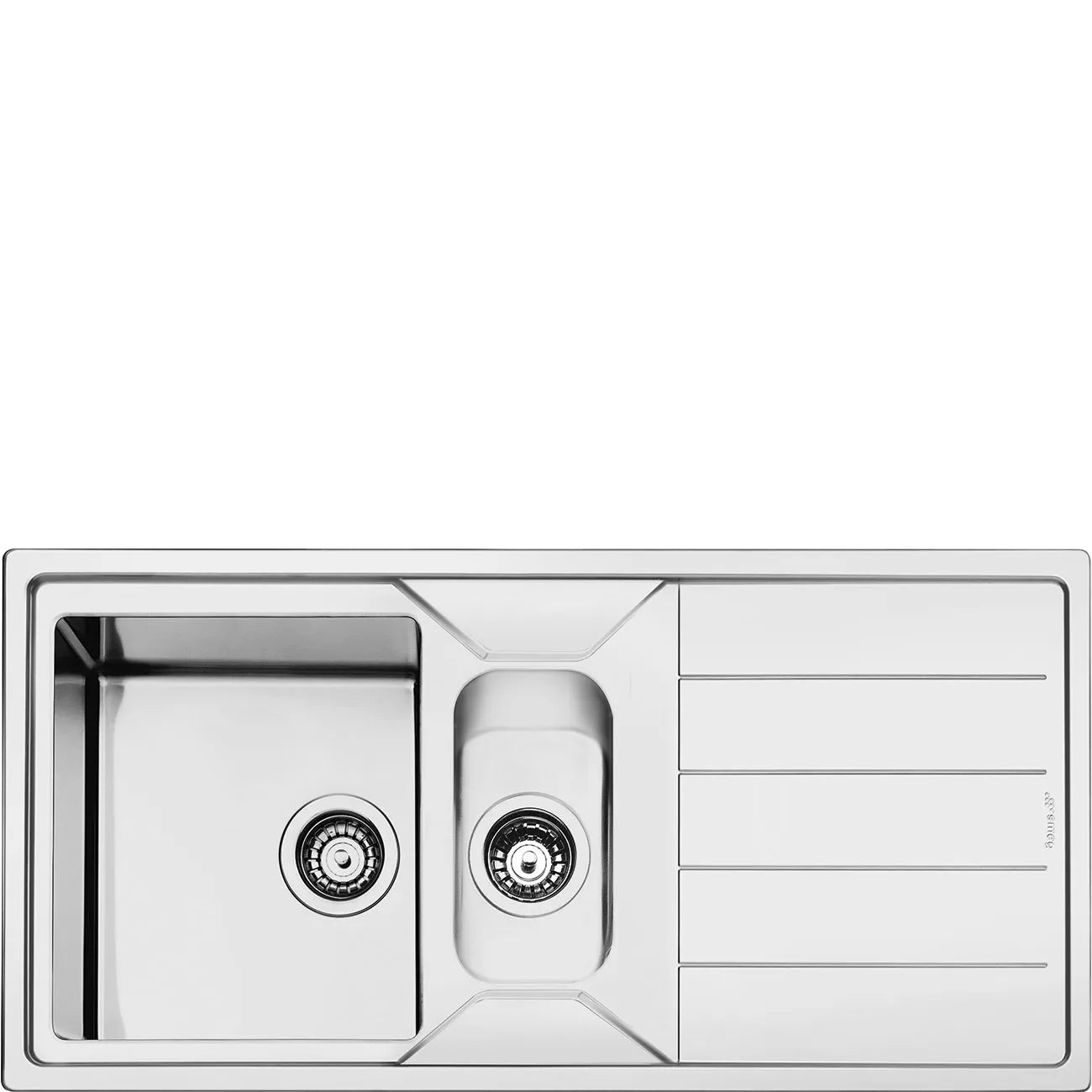 Smeg LDR102-2 Mira 1.5 Bowl - Stainless Steel