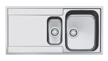 Franke Maris MRX 251 Stainless Steel 1.5 Bowl Kitchen Inset Sink - Left Hand