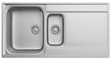 Franke Maris MRX 251 Stainless Steel 1.5 Bowl Kitchen Inset Sink - Right Hand