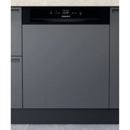 Hotpoint H3B L626 B UK Semi-Integrated 14 Place Settings Dishwasher - Black