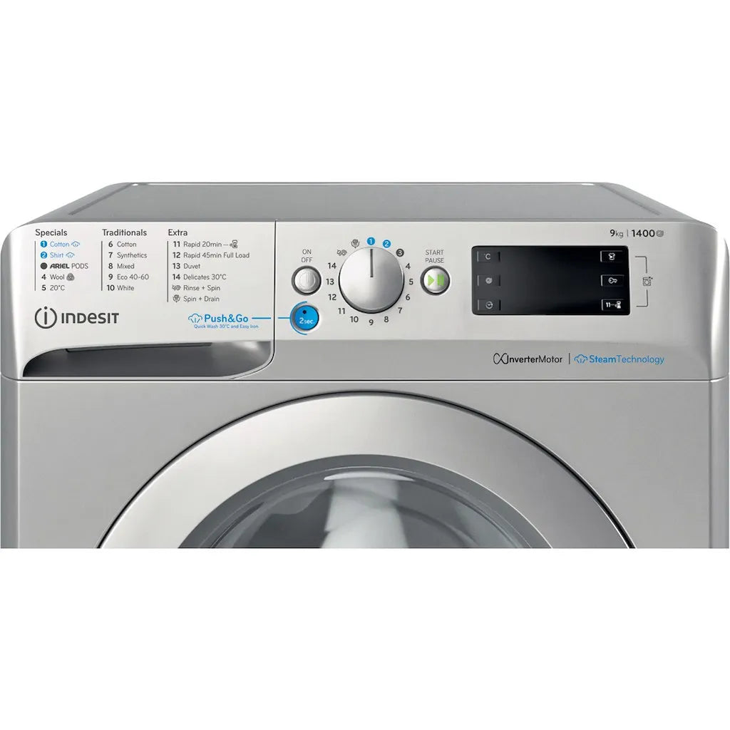 Indesit BWE 91496X SV UK Freestanding 9kg 1400rpm Washing Machine