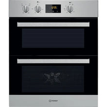 Indesit Aria IDU 6340 IX Electric Built-Under Oven - Stainless Steel and Black