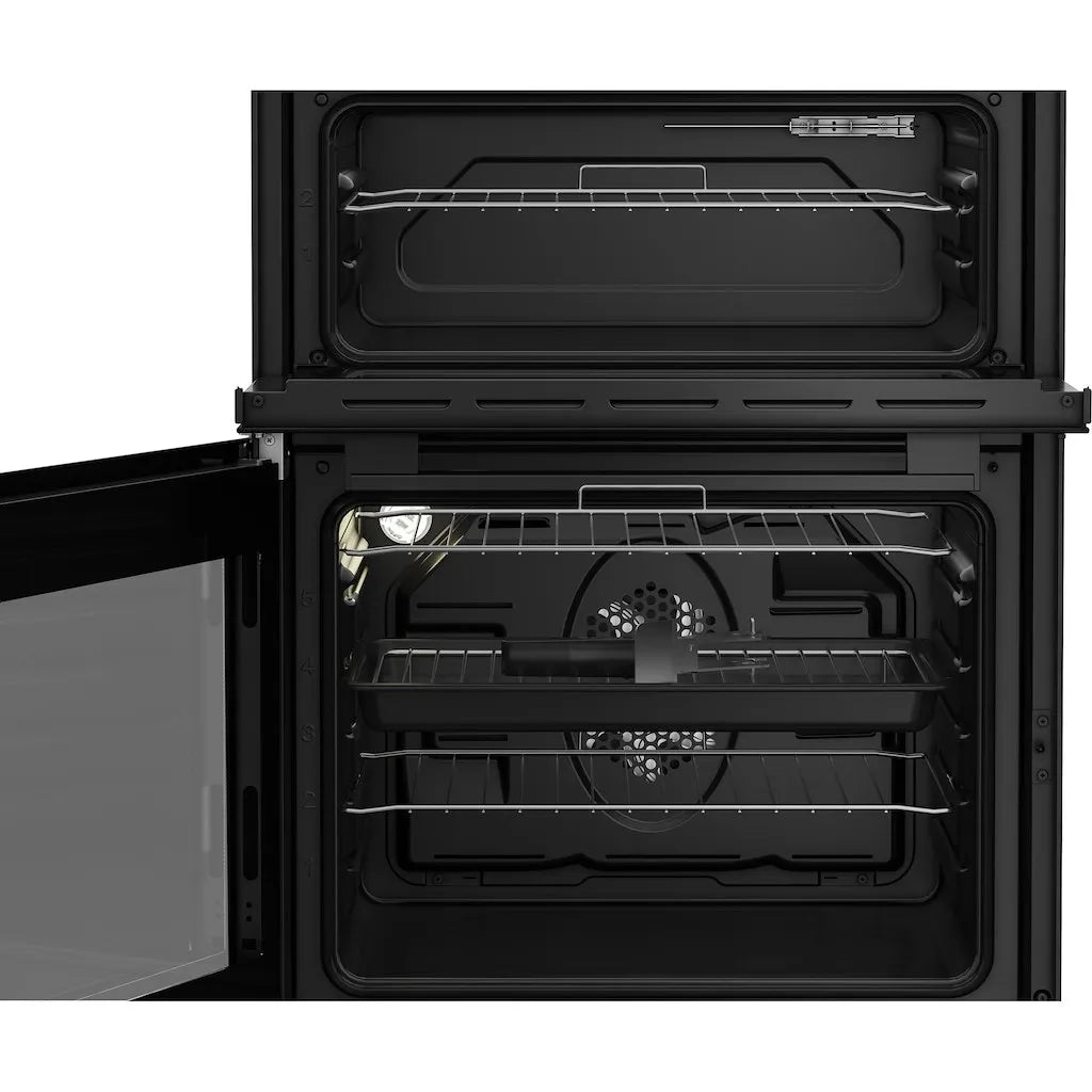 Indesit IT60V9KMBUK Freestanding Double Electric Cooker - Black