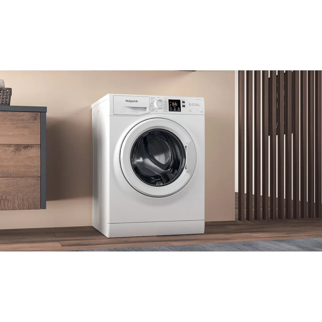 Hotpoint NSWF 846 W UK Anti-Stain 8kg 1400rpm Washing Machine - White