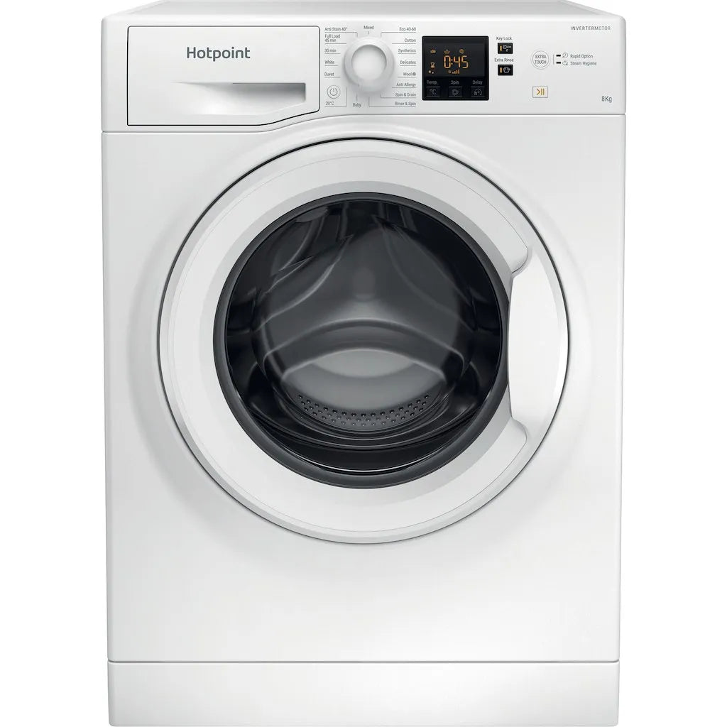 Hotpoint NSWF 846 W UK Anti-Stain 8kg 1400rpm Washing Machine - White