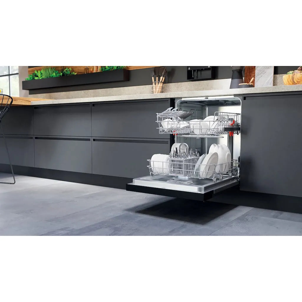 Hotpoint H3B L626 B UK Semi-Integrated 14 Place Settings Dishwasher - Black