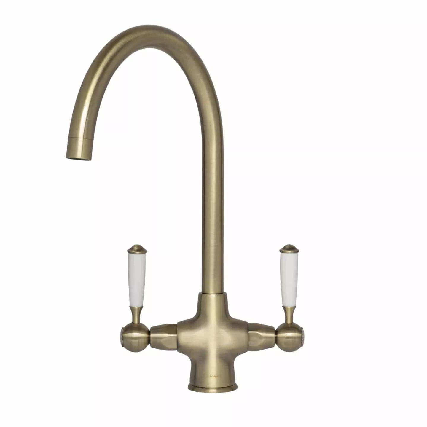 Shaftsbury Traditional Dual Lever Tap Antique Brass